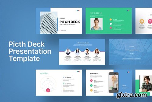 Pitch Deck PowerPoint Presentation Template W6PS84M