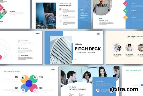 Pitch Deck PowerPoint Presentation Template W6PS84M