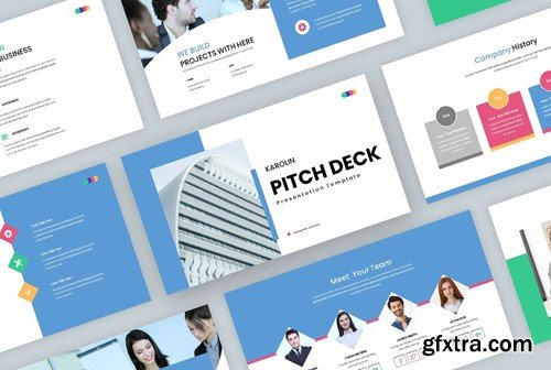 Pitch Deck PowerPoint Presentation Template W6PS84M