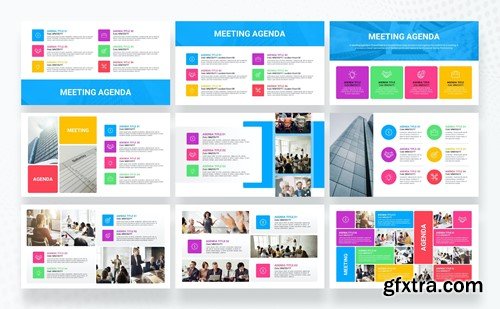 Meeting Agenda PowerPoint Presentation Template JMK9XDW