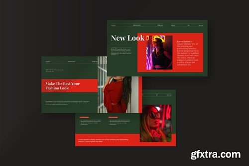 Fashion Look-Book Presentation Template LHANXSP