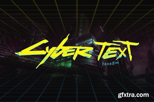 CyberPunk Text Effect LUMMYQD