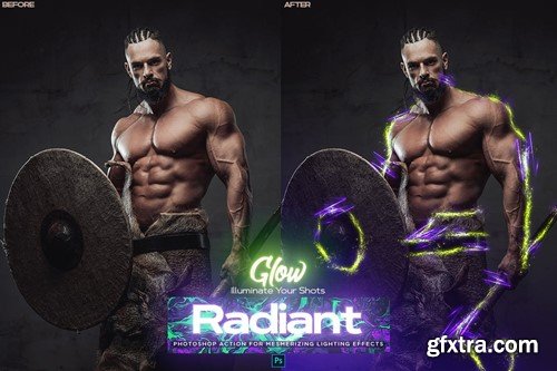 Radiant Glow Photoshop Action VGU26P2