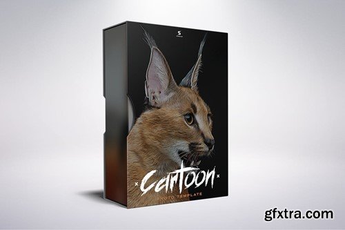 Cartoon Painting Photo Template - Smart Object 2RDT655