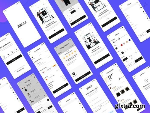 Zoyota | eCommerce App UI Kit Ui8.net