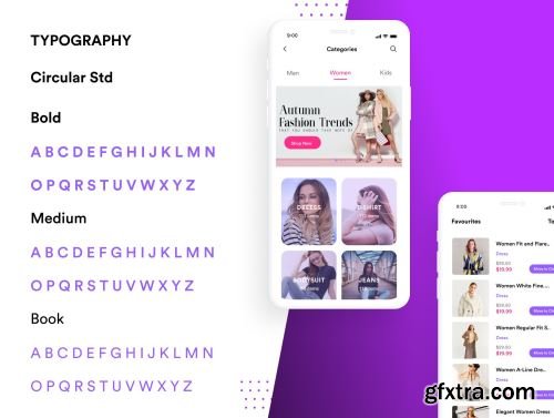 Zaara Fashion ecommerce UI Kit Ui8.net