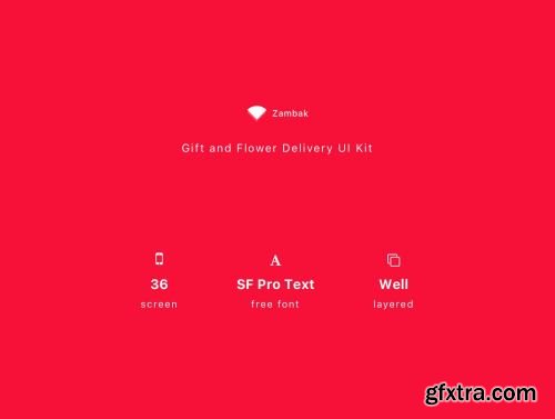 Zambak - Gift and Flower Delivery App UI Kit Ui8.net