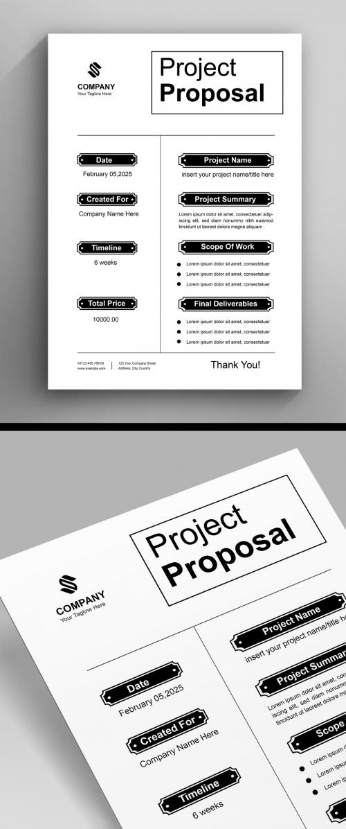 Project Proposal Design Template 580512553