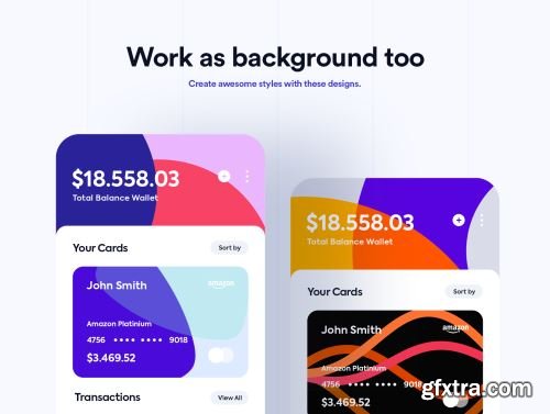 100 Financial Virtual Design Cards Ui8.net