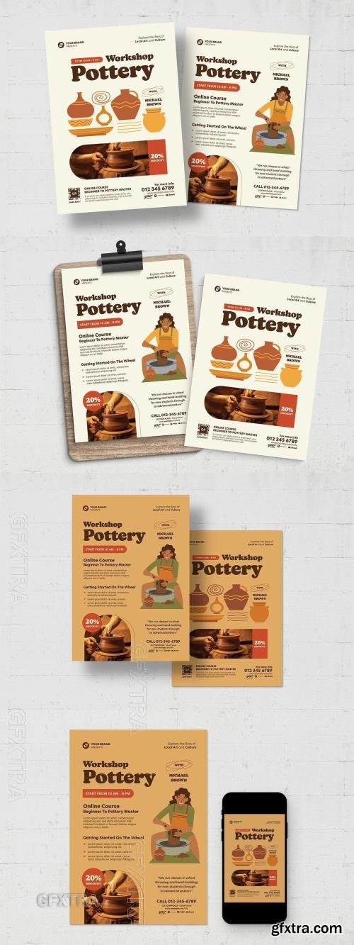 Pottery Class Flyer Template PYWUSD2