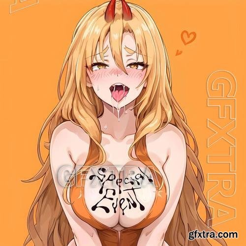 Anime tits &ndash; 3D Print Model