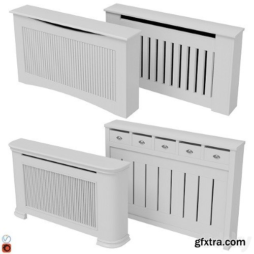 Decorative Radiator Screen Set 010