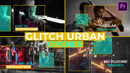 Videohive - Glitch Urban Opener I MOGRT - 45508875 - 45508875