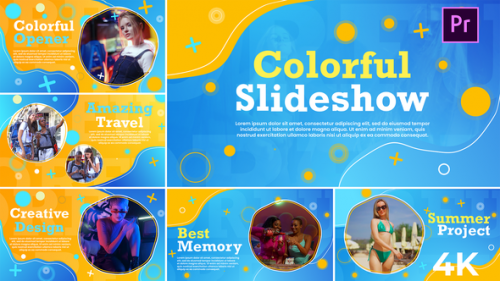 Videohive - Colorful Slideshow I MOGRT - 45792526 - 45792526