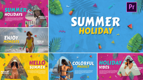 Videohive - Summer Holiday I MOGRT - 46023103 - 46023103