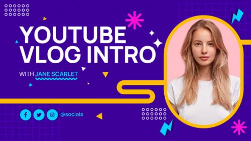 Videohive - Podcast Youtube Vlog Intro MOGRT - 46101714 - 46101714