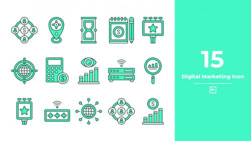 Videohive - Digital Marketing Icon Premiere Pro - 46174381 - 46174381