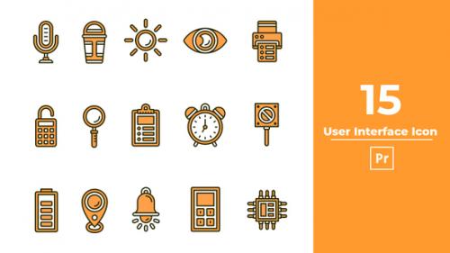 Videohive - User Interface Icon Premiere Pro - 46324449 - 46324449