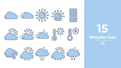 Videohive - Weather Icon Premiere Pro - 46355060 - 46355060