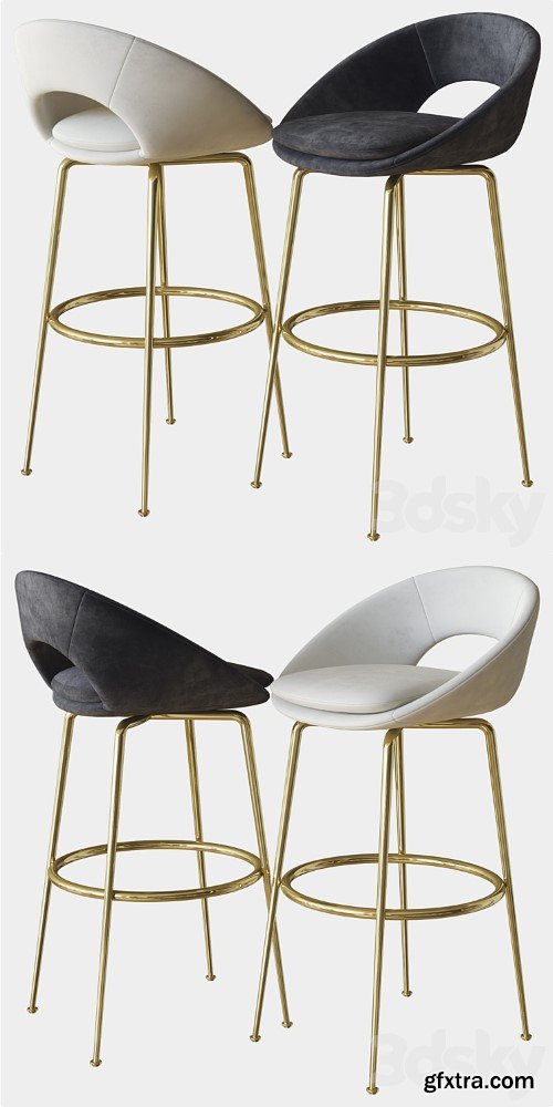 orb bar stool west elm