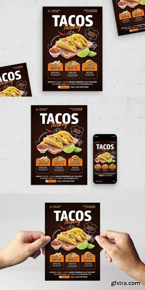 Taco Tuesday Flyer Template