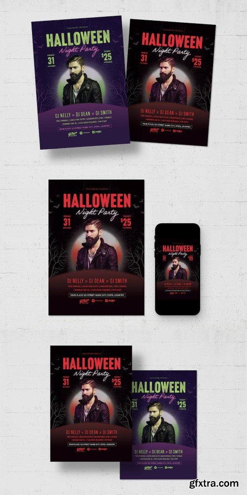 Halloween Party Flyer Template