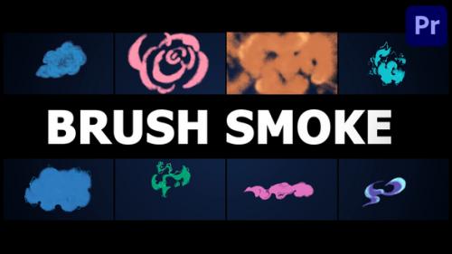 Videohive - Brush Smoke | Premiere Pro MOGRT - 47313499 - 47313499