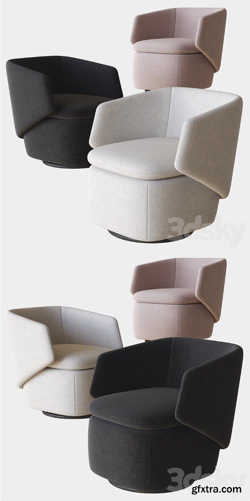 Crescent Swivel Chair West elm