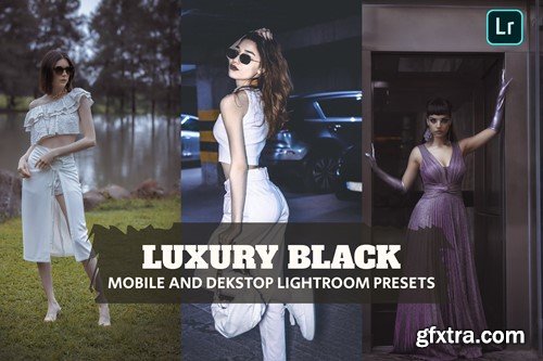 Luxury Black Lightroom Presets Dekstop and Mobile 9XAAYUS