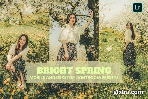 Bright Spring Lightroom Presets Dekstop and Mobile GGZA2HH