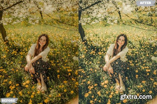 Bright Spring Lightroom Presets Dekstop and Mobile GGZA2HH