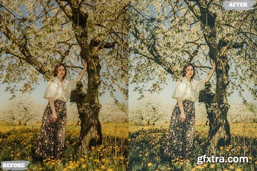 Bright Spring Lightroom Presets Dekstop and Mobile GGZA2HH