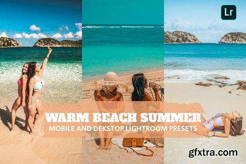 Warm Beach Summer Lightroom Presets Dekstop Mobile SNBVJ8C