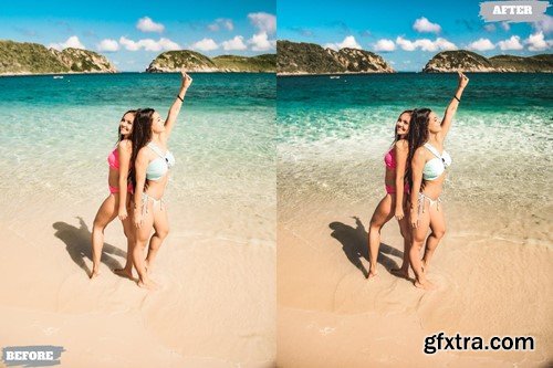 Warm Beach Summer Lightroom Presets Dekstop Mobile SNBVJ8C