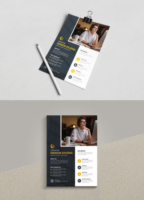 Creative Business Flyer Template 580918143