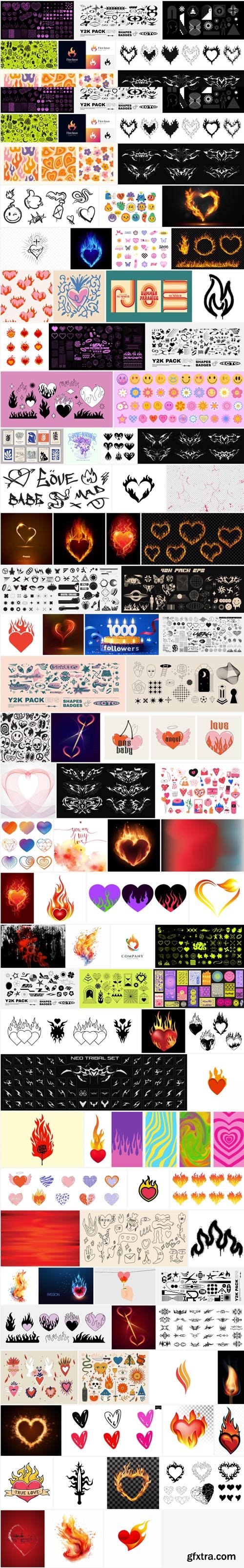 Abstract-Flame-Hearts-AI