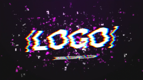 Videohive - Zoom Glitch Logo - 47310581 - 47310581