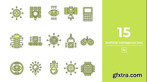 Videohive Artificial Intelegence Icon After Effect 47365132