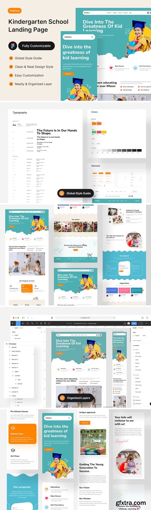 Kindergarten School Landing Page QJULQWQ