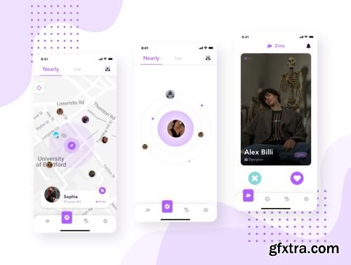 Zinlo - Dating App UI Kit Ui8.net