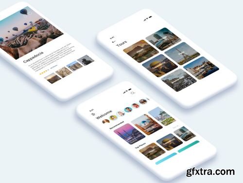 Zeyn Travel Guide UI Kit Ui8.net