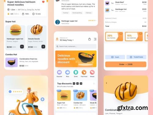 Yummy! - Delivery Food App : iOS Ui Kit Ui8.net