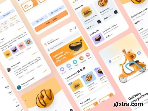 Yummy! - Delivery Food App : iOS Ui Kit Ui8.net