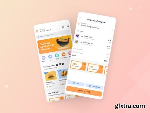 Yummy! - Delivery Food App : iOS Ui Kit Ui8.net