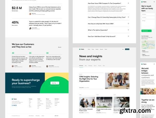 Yoora CMS Website Design Template Ui8.net