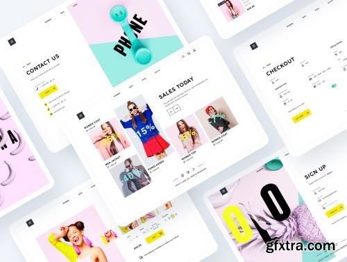 YOLO SHOP responsive template (80screens) Ui8.net