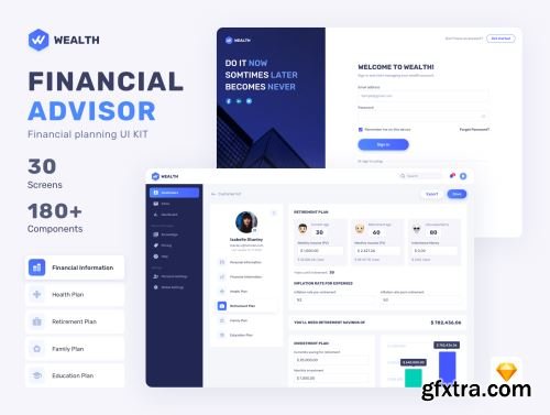 Wealth - Financial Web UI Kit Ui8.net