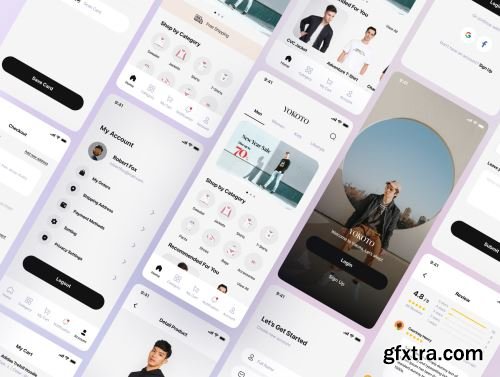 Yokoto - Fashion Clothing UI Kit Ui8.net