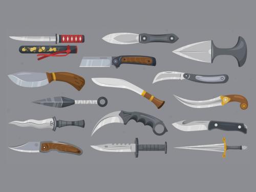 Knives Illustration Set 581969479