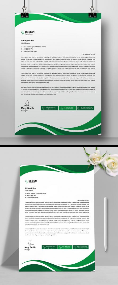 Business Letterhead Design Template 582361624